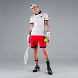 Áo Tennis Hydrogen Half Zip Tech Men Polo 'White'