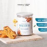 [Hũ 150gr] Biscotti Nguyên Cám Low Calories 4 Vị Hebekery - Bánh Ngũ Cốc Nướng Ăn Kiêng Lành Mạnh