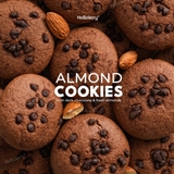 Bánh quy hạnh nhân (almond cookie) vị dark choco Hebekery