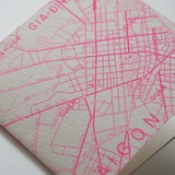 Sài Gòn Map Pink Card