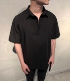 KKL V COLLAR SHIRT (tay ngắn 2 màu)