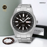 Đồng Hồ Nam Seiko Automatic SNKN13J1 Dây Thép Vỏ Trắng Mặt Đen