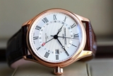 ĐỒNG HỒ FREDERIQUE CONSTANT FC-350MC5B4 AUTOMATIC GMT SILVER DIAL DÂY DA