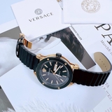 ĐỒNG HỒ NAM VERSACE VEDX00419 THEROS AUTOMATIC CASE GOLD DÂY CAO SU