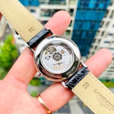 ĐỒNG HỒ NAM LONGINES L4.921.4.12.2 PRESENCE AUTOMATIC CASE SILVER DÂY DA CHÍNH HÃNG