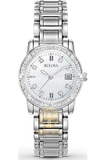 ĐỒNG HỒ NỮ BULOVA  96R105 DIAMOND CALENDAR WATCH 26MM