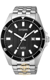 ĐỒNG HỒ CITIZEN QUARTZ BLACK DIAL STAINLESS STEEL MEN'S WATCH BI5050-54E