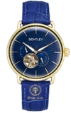 ĐỒNG HỒ NAM BENTLEY BL1798-30KNN-K AUTOMATIC OPEN HEART CASE GOLD DÂY DA
