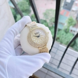 ĐỒNG HỒ NỮ BURGI CRYSTAL MESH BRACELET WATCH BUR051YG
