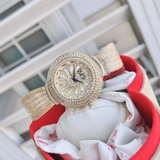 ĐỒNG HỒ NỮ BURGI CRYSTAL MESH BRACELET WATCH BUR051YG