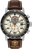 ĐỒNG HỒ CITIZEN CA064906X ECO-DRIVE BRYCEN LIGHT BROWN 44MM