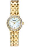 ĐỒNG HỒ NỮ CITIZEN WOMEN'S SWAROVSKI ACCENTS QUARTZ GOLD TONE 23MM WATCH EJ6102-64D