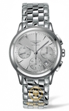 ĐỒNG HỒ  LONGINES FLAGSHIP CHRONOGRAPH AUTOMATIC SILVER L4.803.4.72.6 (L48034726)