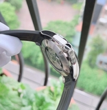 ĐỒNG HỒ NAM LONGINES CONQUEST L2.744.4.56.2 L27444562  AUTOMATIC CASE SILVER DÂY CAO SU