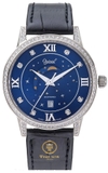 ĐỒNG HỒ NAM OGIVAL OG3001DMW-GL-X QUARTZ MOONPHASE CASE SILVER DÂY DA