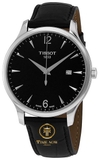 ĐỒNG HỒ NAM TISSOT T063.610.16.057.00 T0636101605700 TRADITION QUART CASE SILVER DÂY DA