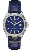 ĐỒNG HỒ NỮ BENTLY BL1869-101L-WBB (Mặt xanh, da xanh)