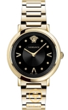 ĐỒNG HỒ NỮ VERSACE VEVD00619 POP CHIC QUARTZ BLACK DIAL