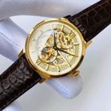 ĐỒNG HỒ NAM ORIENT STAR SKELETON WZ0031DX AUTOMATIC CASE GOLD DÂY DA