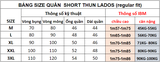 Quần short thun nam thể thao có túi  LADOS - 4060