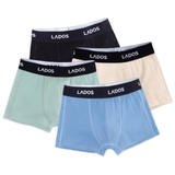 Quần lót nam Boxer vải COTTON LƯNG THUN LADOS - 4122