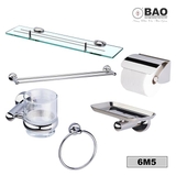 Bộ phụ kiện Inox Bao 6M5 (có bán lẻ) - Phụ kiện nhà vệ sinh, nhà tắm