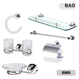 Bộ phụ kiện Inox Bao 6M9 (có bán lẻ) - Phụ kiện nhà vệ sinh, nhà tắm