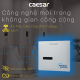 Xả tiểu Caesar A671 cảm ứng từ âm tường không cần dùng điện