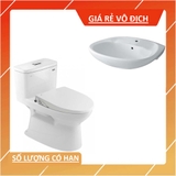 Bồn cầu 1 khối Inax AC-969 nắp rửa cơ CW-S15VN + Lavabo L284V