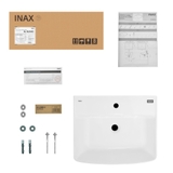 Lavabo chậu rửa mặt Inax AL-312V sứ chống bám bẩn AquaCeramic (AL312V)