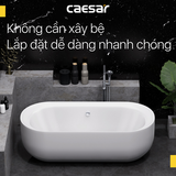 Bồn tắm dài Caesar AT0250/MT0250 (loại chân yếm - có massage)