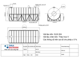 Bồn nước Inox 20000 lít ngang Đại Thành I304 (20000l)