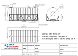 Bồn nước Inox 8000 lít ngang Đại Thành I304 (8000l)