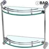 Kệ kính Inox Bao BN400 - Phụ kiện nhà vệ sinh, nhà tắm