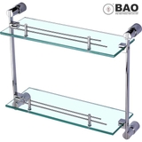 Kệ kính Inox Bao BN500 - Phụ kiện nhà vệ sinh, nhà tắm