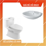 Combo Bồn cầu 1 khối Inax C-969 nắp rửa cơ CW-S15VN + Lavabo L284V