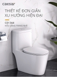 Bồn cầu 1 khối Caesar CD1364