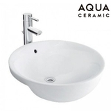 Lavabo chậu rửa mặt Inax AL-333V bán âm sứ chống bám bẩn Aquaceramic (AL333V)