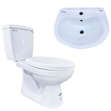 Bồn cầu 2 khối Ryoni R301 + Lavabo L102