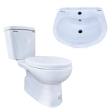 Bồn cầu 2 khối Ryoni R302 + Lavabo L102