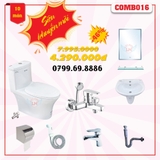 Combo Bồn cầu 1 khối Bồn cầu Ryoni 802P COMBO16