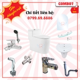 Combo Bồn cầu 1 khối  Timo 1440 COMBO7