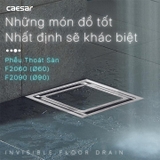 Phễu thoát sàn Caesar F2060/F2090 (thoát Φ 60-90)