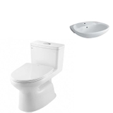 Combo Bồn cầu 1 khối Inax C-969VN-2 + Lavabo L284