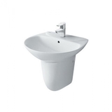 Lavabo chậu rửa mặt Inax L-285V treo tường + chân ngắn (L285V)