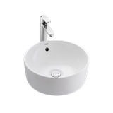 Lavabo chậu rửa mặt Inax AL-295V đặt bàn sứ chống bám bẩn Aquaceramic (AL295V)