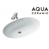 Lavabo chậu rửa mặt Inax AL-2216V âm bàn sứ chống bám bẩn Aquaceramic (AL2216V)