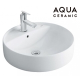 Lavabo chậu rửa mặt Inax AL-294V đặt bàn sứ chống bám bẩn Aquaceramic (AL294V)