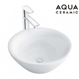 Lavabo chậu rửa mặt Inax AL-445V đặt bàn sứ chống bám bẩn Aquaceramic (AL445V)