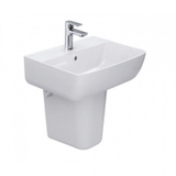 Lavabo chậu rửa mặt Inax L-312V treo tường + chân (L312V)